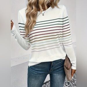 Size small Striped Long Sleeve Top